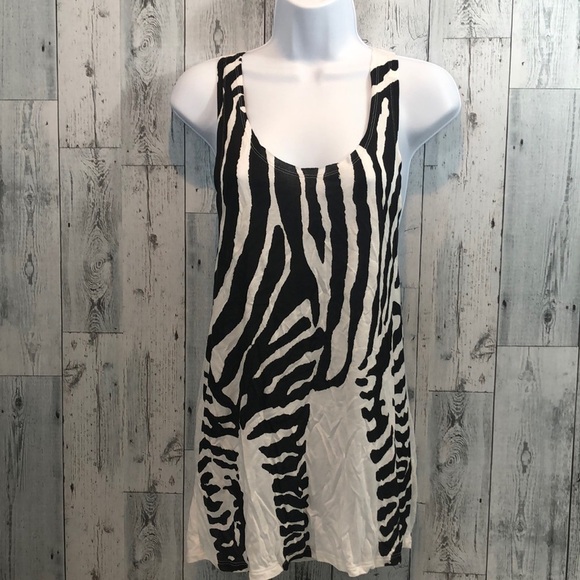 Victoria's Secret Tops - Victoria’s Secret Zebra Racerback Tank Medium